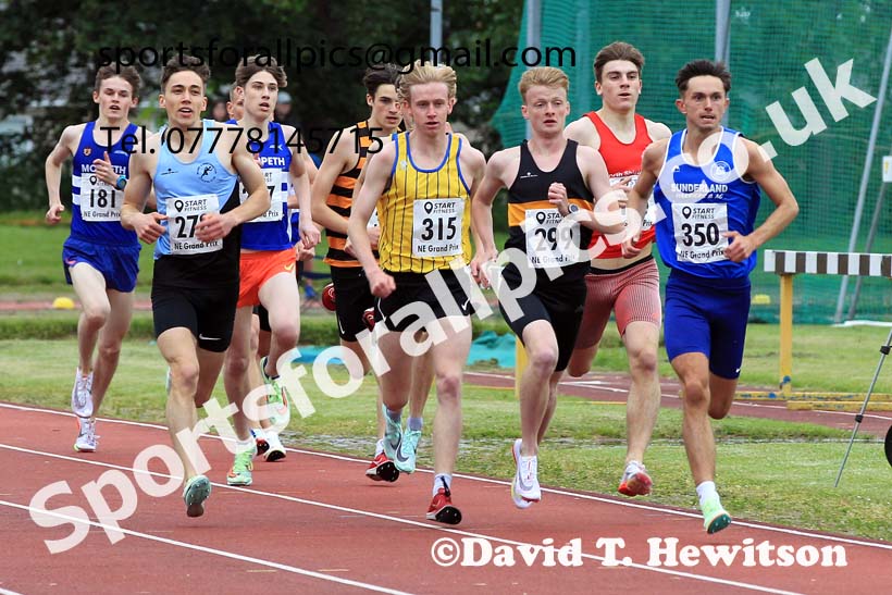 Jimmy Hedley Trophy 800 metres, NEGP 2, Monkton. Photo: David T. Hewitson/Sports for All Pics
